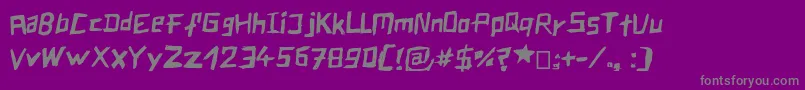 En savoir plus sur la police Blockss Police Blockss – polices grises sur fond violet