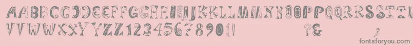 Variationsforimre Font – Gray Fonts on Pink Background