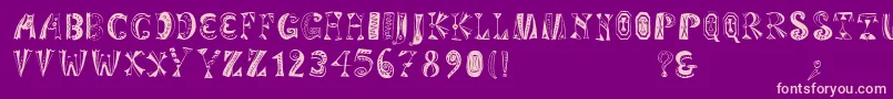 Variationsforimre Font – Pink Fonts on Purple Background