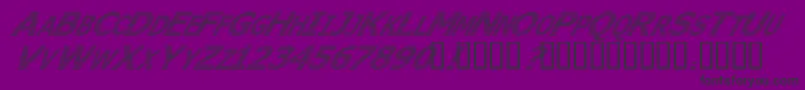 Wheri ffy-fontti – mustat fontit violetilla taustalla