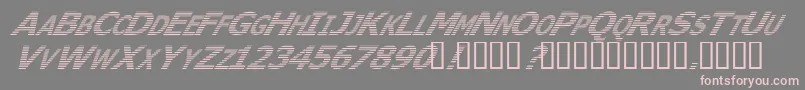 Wheri ffy Font – Pink Fonts on Gray Background