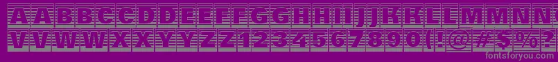 AGroticttlcmgdstrhv Font – Gray Fonts on Purple Background