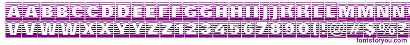 AGroticttlcmgdstrhv-fontti – violetit fontit valkoisella taustalla