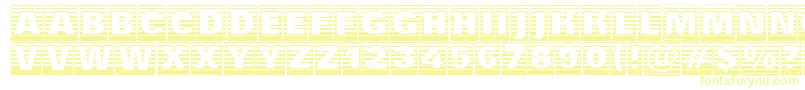 AGroticttlcmgdstrhv Font – Yellow Fonts on White Background