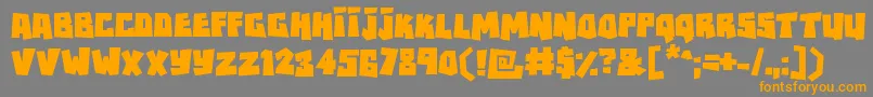 En savoir plus sur la police Rockbiter Police Rockbiter – polices orange sur fond gris
