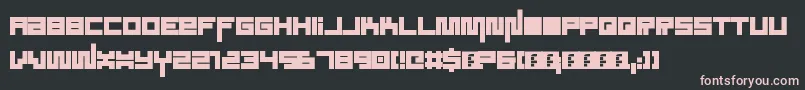 SoundSystem Font – Pink Fonts on Black Background