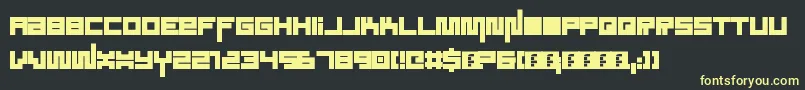 SoundSystem Font – Yellow Fonts on Black Background