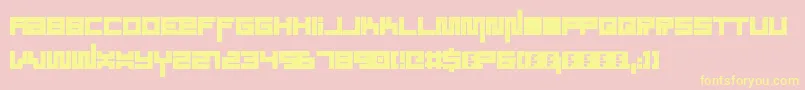 SoundSystem Font – Yellow Fonts on Pink Background