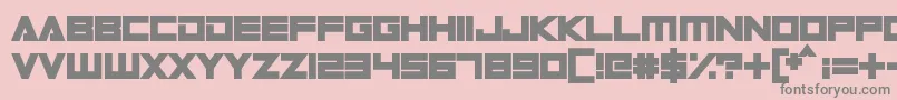 DigitalDare Font – Gray Fonts on Pink Background