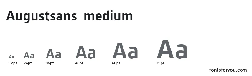Augustsans65medium Font Sizes