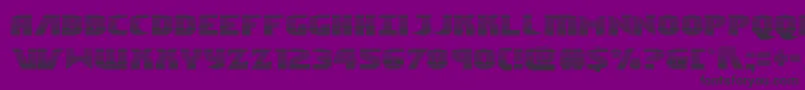 Ninjagardengrad Font – Black Fonts on Purple Background