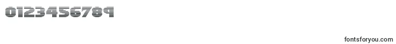 Ninjagardengrad-Schriftart – Schriften für Zahlen und Nummern