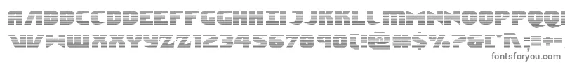 Ninjagardengrad Font – Gray Fonts on White Background