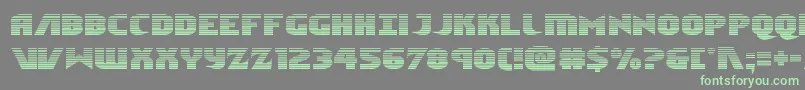 Ninjagardengrad Font – Green Fonts on Gray Background