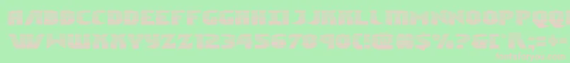 Ninjagardengrad Font – Pink Fonts on Green Background