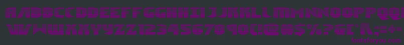 Ninjagardengrad Font – Purple Fonts on Black Background
