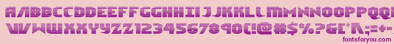 Ninjagardengrad Font – Purple Fonts on Pink Background