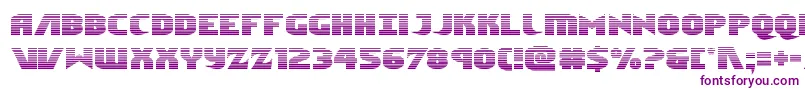 Ninjagardengrad Font – Purple Fonts on White Background
