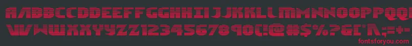 Ninjagardengrad Font – Red Fonts on Black Background