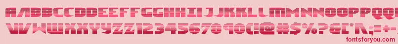 Ninjagardengrad Font – Red Fonts on Pink Background