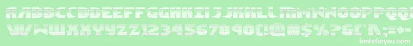 Ninjagardengrad Font – White Fonts on Green Background