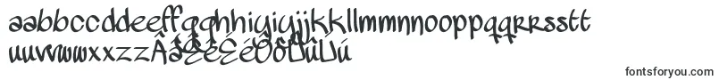 フォントMawnsHandwriting – フリジアンフォント
