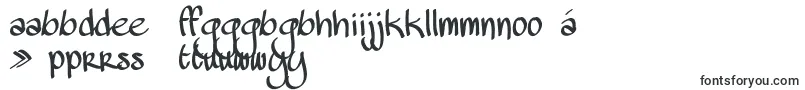 フォントMawnsHandwriting – ヨルバ文字