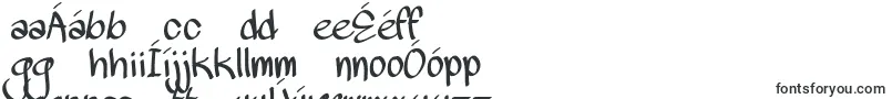 フォントMawnsHandwriting – ゲール文字