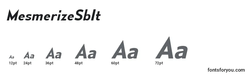 sizes of mesmerizesbit font, mesmerizesbit sizes
