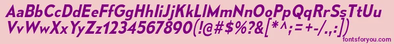 MesmerizeSbIt Font – Purple Fonts on Pink Background