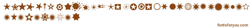 Weitere Informationen zur Pizzadudestars-Schriftart Pizzadudestars-Schriftart – Braune Schriften