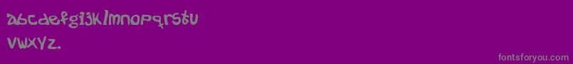 NationOnDope Font – Gray Fonts on Purple Background