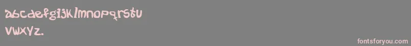 NationOnDope Font – Pink Fonts on Gray Background