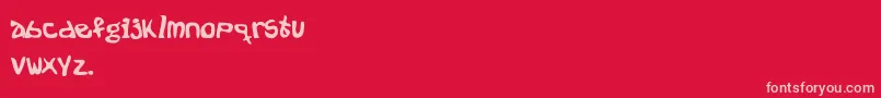 Saiba mais sobre a fonte NationOnDope Fonte NationOnDope – fontes rosa em um fundo vermelho
