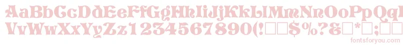 VivianRegular-Schriftart – Rosa Schriften