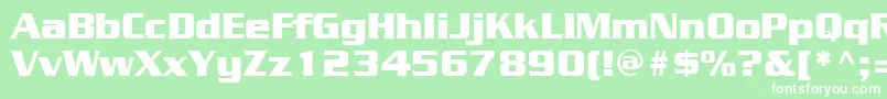 JuliusblackRegular Font – White Fonts on Green Background