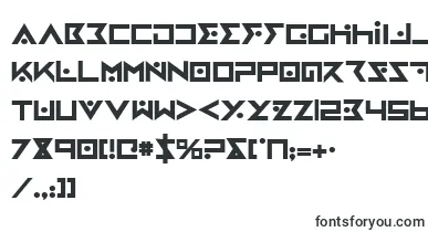 IronCobraBold font – high-Tech Fonts