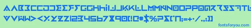 More about IronCobraBold Font IronCobraBold Font – Blue Fonts on Green Background