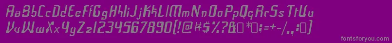 FrakRegular-Schriftart – Graue Schriften auf violettem Hintergrund