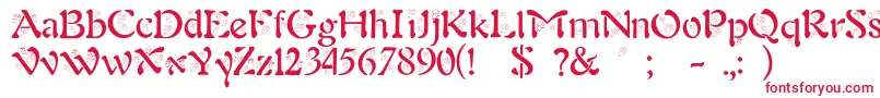 BjfAngels Font – Red Fonts