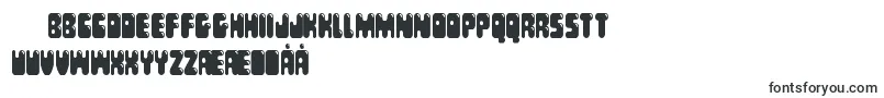 Bubblebuttcond-fontti – tanskankieliset fontit