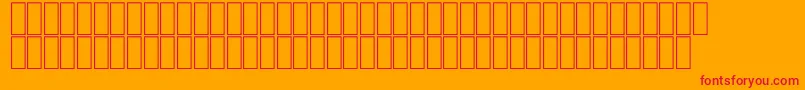 FsArabicKidnap Font – Red Fonts on Orange Background
