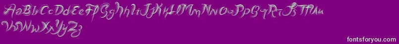 More about VtksFreshMint Font VtksFreshMint Font – Green Fonts on Purple Background