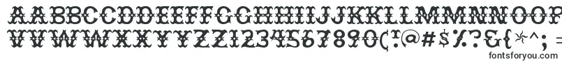 Шрифт Jesterres – широкие шрифты