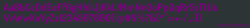 fuente DosisBold – Fuentes Moradas Sobre Fondo Negro