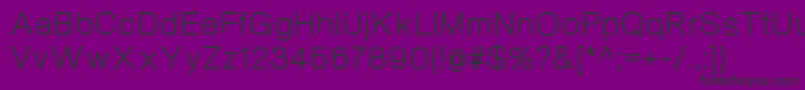 NeogramRegular Font – Black Fonts on Purple Background