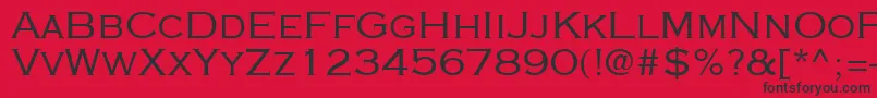 Cooperplanck4Sh Font – Black Fonts on Red Background