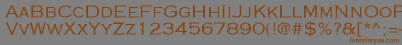 Lisätietoja Cooperplanck4Sh-fontista Cooperplanck4Sh-fontti – ruskeat fontit harmaalla taustalla