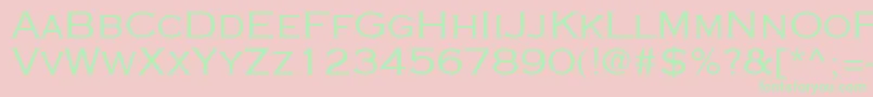 Cooperplanck4Sh Font – Green Fonts on Pink Background