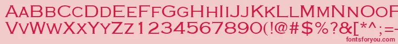 Cooperplanck4Sh Font – Red Fonts on Pink Background